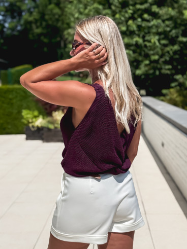 Blouse Oria - Prune