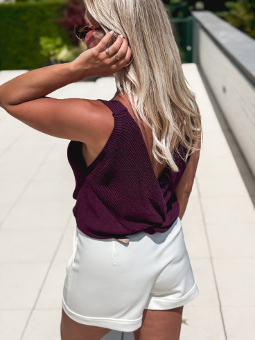 Blouse Oria - Prune
