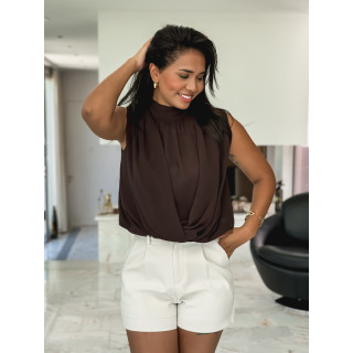 Blouse Miralyne - Choco