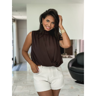 Blouse Miralyne - Choco