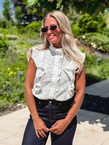 Blouse Capucine - Blanc
