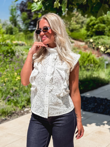 Blouse Capucine - Blanc