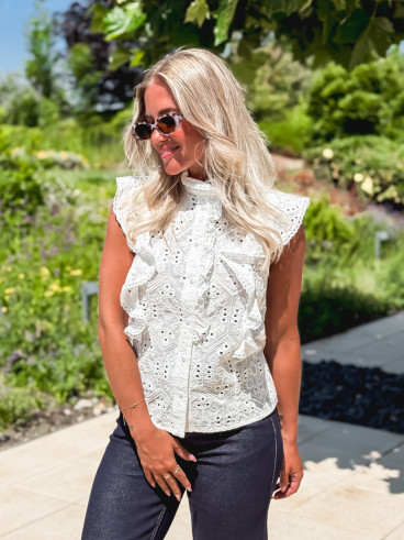 Blouse Capucine - Blanc
