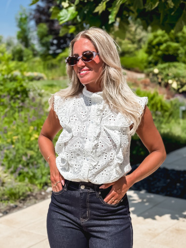 Blouse Capucine - Blanc