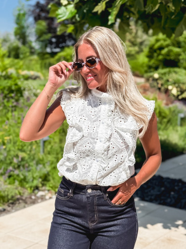 Blouse Capucine - Blanc