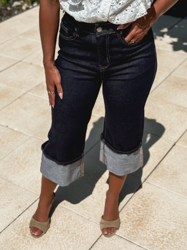 pantacourt Talia - Bleu foncé