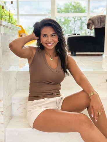 Débardeur Mewna - Marron