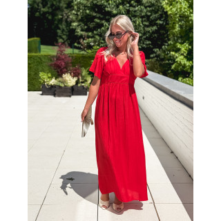 Robe longue Midoli - Rouge