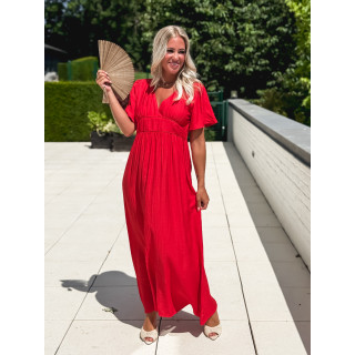 Robe longue Midoli - Rouge
