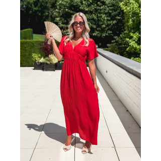 Robe longue Midoli - Rouge