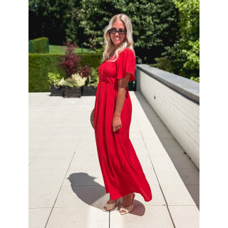 Robe longue Midoli - Rouge