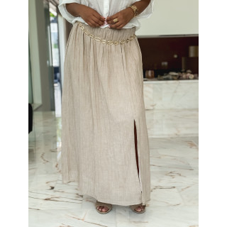 Jupe longue Yona - Beige