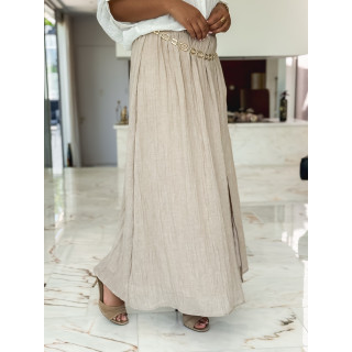 Jupe longue Yona - Beige