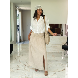 Jupe longue Yona - Beige