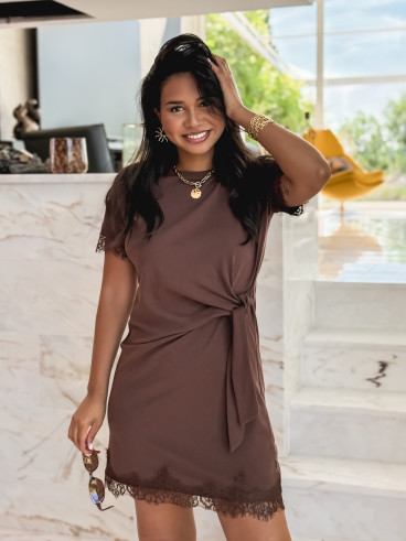 Robe Maryka - Chocolat