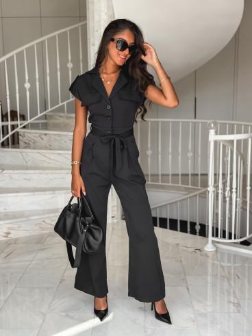 Combinaison pantalon Sorélia - Noir