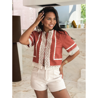 Blouse Gwen - Terracotta
