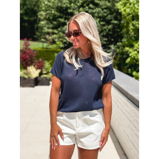 Polo Kitty - Bleu marine