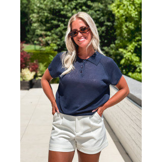 Polo Kitty - Bleu marine