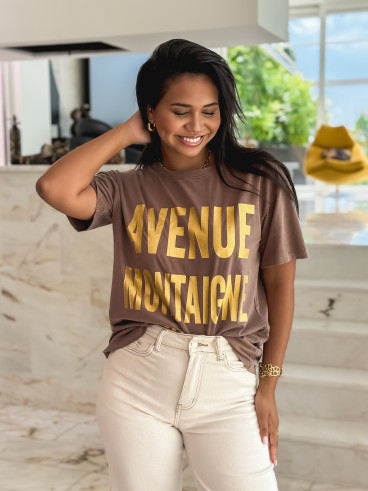 T-shirt Ayumi - Marron