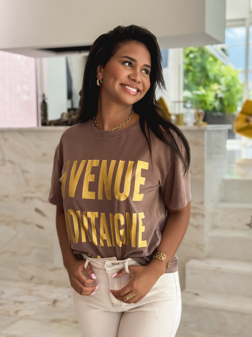 T-shirt Ayumi - Marron