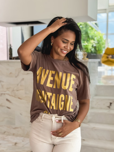 T-shirt Ayumi - Marron