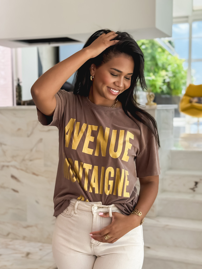 T-shirt Ayumi - Marron