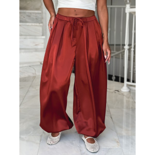 Pantalon satiné Nysa - Rouille