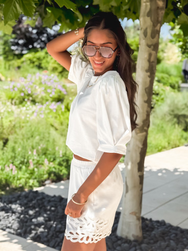 Short Olympe - Blanc