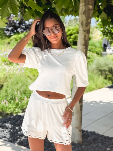 Short Olympe - Blanc