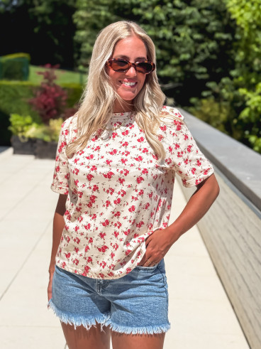 T-shirt Rosanna - Crème