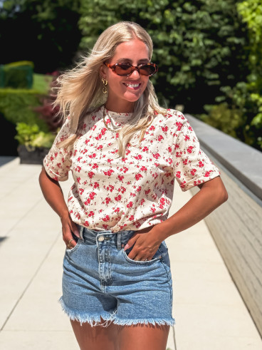 T-shirt Rosanna - Crème
