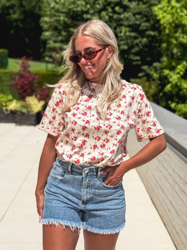 T-shirt Rosanna - Crème