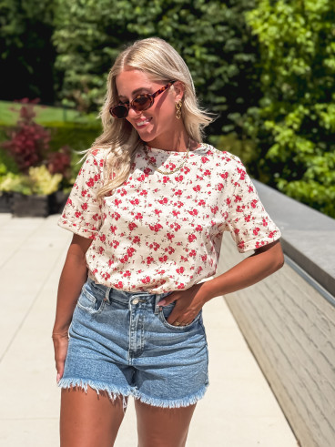 T-shirt Rosanna - Crème