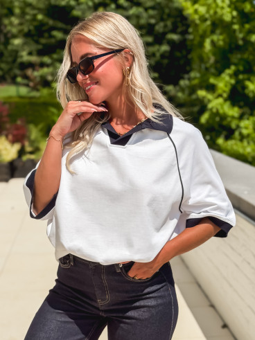 Polo Edma - Blanc