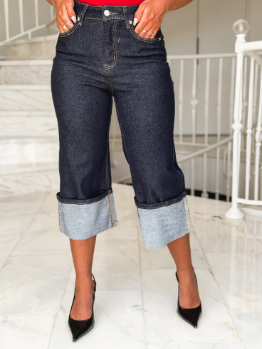 pantacourt Talia - Bleu foncé