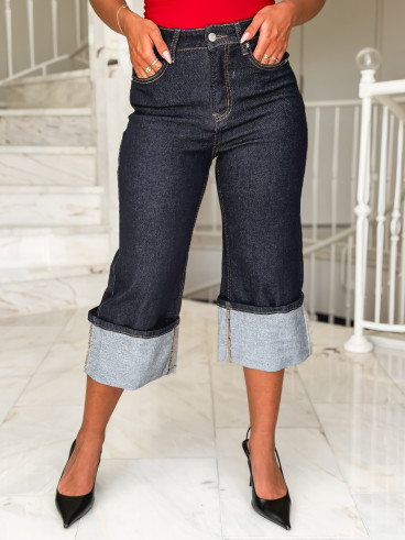 pantacourt Talia - Bleu foncé
