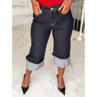 pantacourt Talia - Bleu foncé