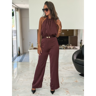 Combinaison pantalon Ysia - Prune