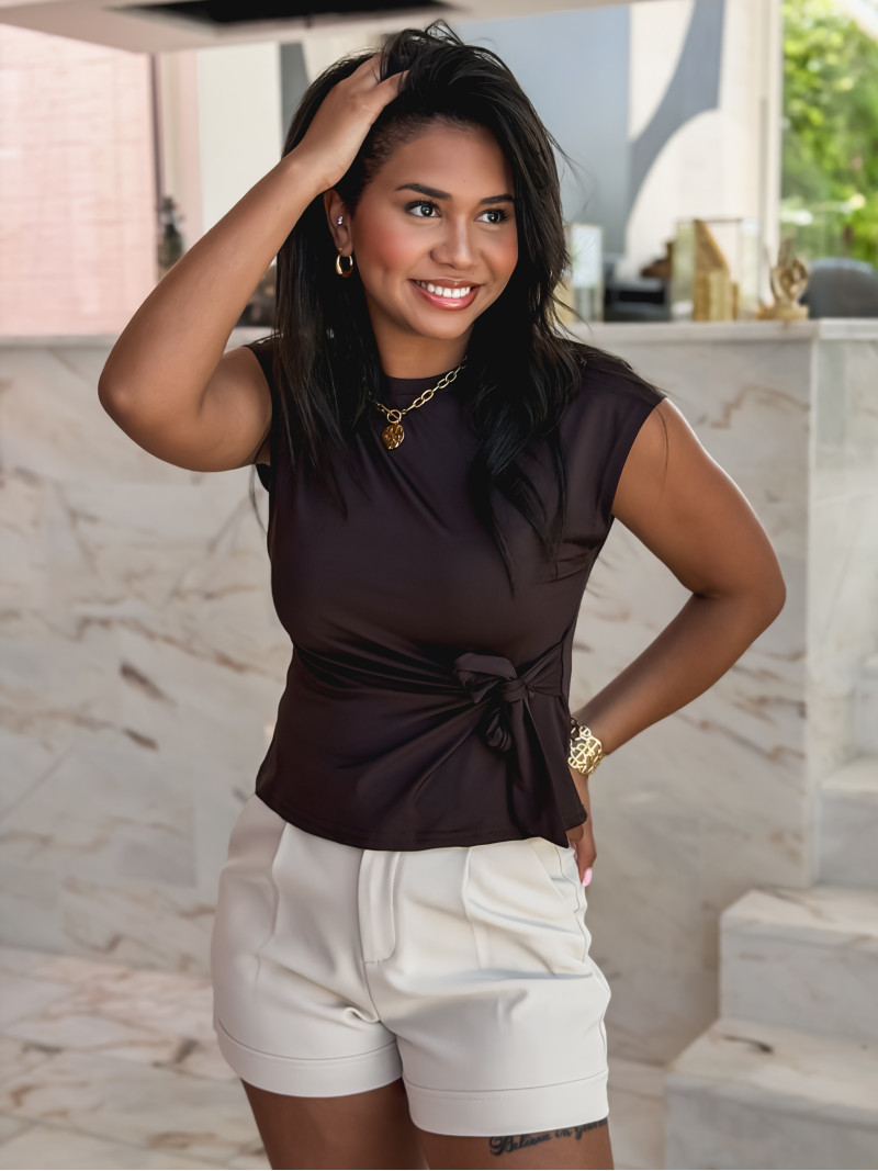 Blouse Palerma - Chocolat