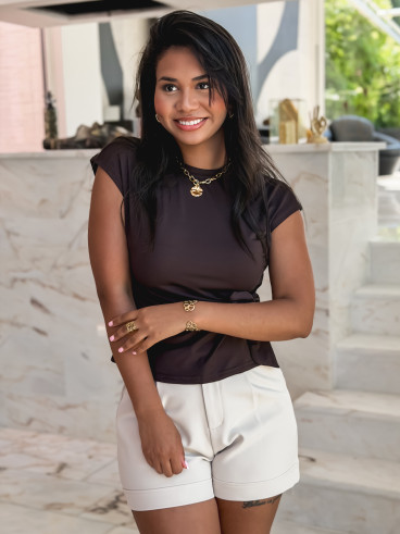 Blouse Palerma - Chocolat