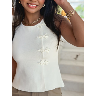 Blouse Lizzie - Crème