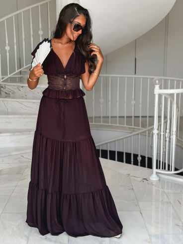 Blouse Lisona - Marron