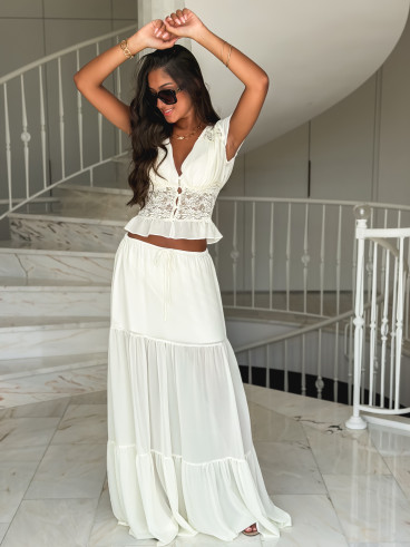Blouse Lisona - Crème