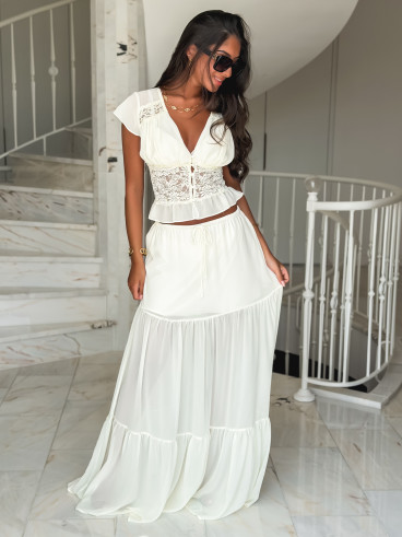 Blouse Lisona - Crème