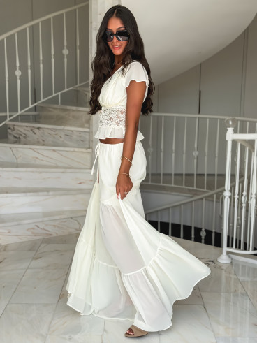 Blouse Lisona - Crème