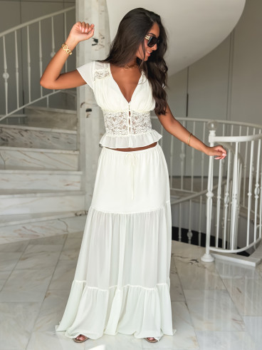 Blouse Lisona - Crème