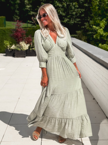 Robe longue Midoli - Vert