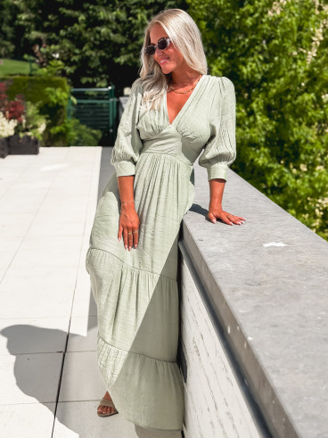 Robe longue Midoli - Vert