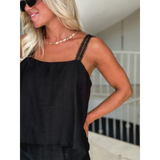 Combinaison pantalon Isalis - Noir